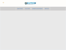 Tablet Screenshot of bgprom.com.br